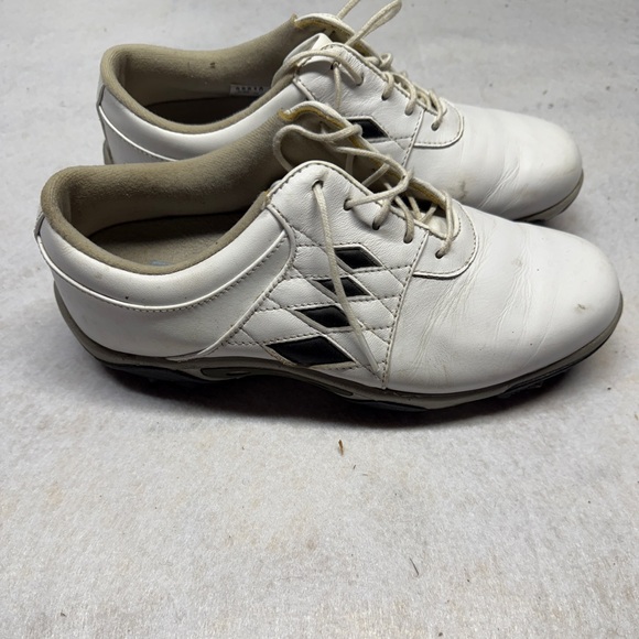 Footjoy Summer Series Golf Shoes Women Size 8 M White Black Plastic Spikes 98810 - Picture 3 of 7